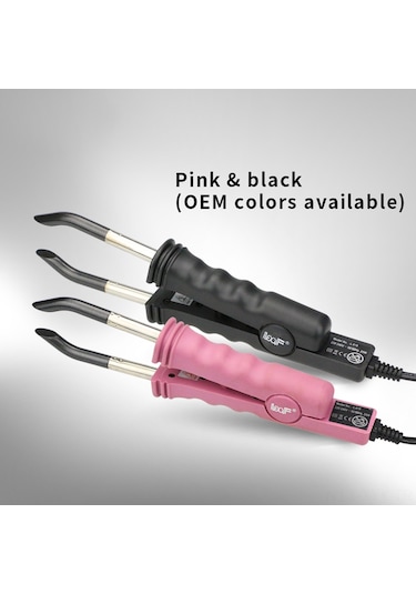 Yaleker Profesyonel Saç Uzatma Aleti 200 C Sabit Sıcaklıklı Isıtıcı Plaka Ev/salon Kullanıma Uygun Pembe 220v Avrupa Şarjlı