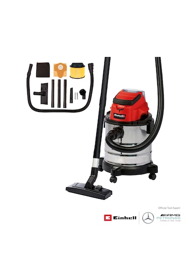 Einhell TC-VC 18/20 Li S - Solo, Akülü Islak/Kuru Süpürge (Akü ve şarj cihazı dahil değildir) - 2347130