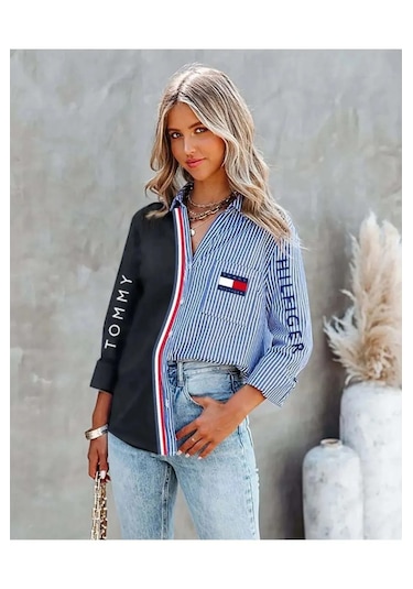 Tommyhilfiger Bayan Spor Gömlek Siyah