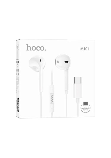 Hoco M101 Crystal Type-c Mikrofonlu Kablolu Kulak İçi Kulaklık