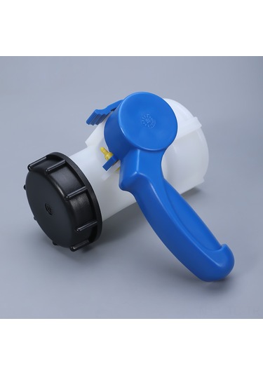 Skycity 1000l Kapasiteli Kimyasal Depolama Ibc Plastik Tankı İçin Dayanıklı Dn40 Kelebek Valfi - Asit Ve Alkali Dirençli Yeni Aksesuar 62mm Canlı Bağlantı Mx
