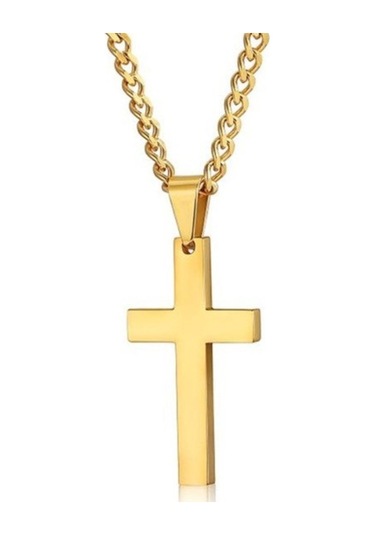 Jwl Paslanmaz Çelik Haç Kolye Istavroz Kolyesi