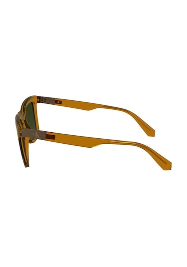 Calvin Klein Jeans Ckj 24601s 261 54 Unisex Dikdörtgen Şeffaf Kahvernegi Kemik Güneş Gözlüğü Kahverengi