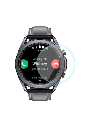 Ally Sm Galaxy Watch 3 45Mm Kırılmaz Cam Ekran Koruyucu (446517608)-Şeffaf