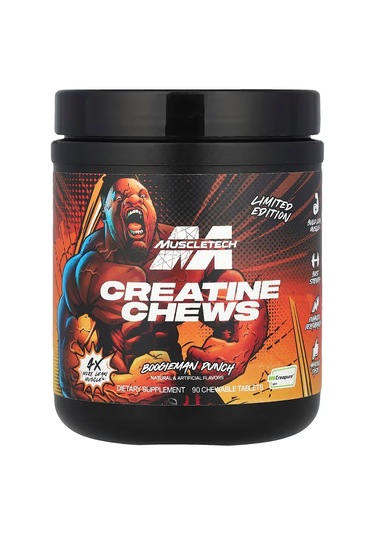 Muscletech Limited Edition Creatine Chews Boogieman Punch 90 Chewable Tablets Aromalı
