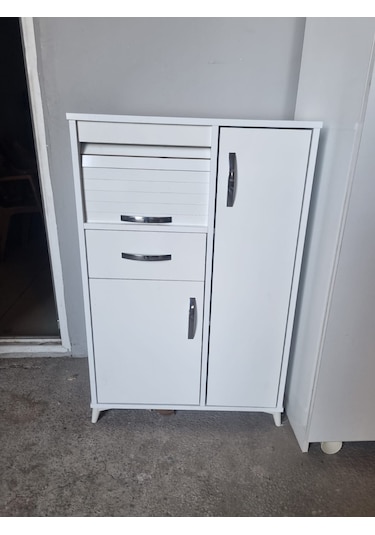 Kilerli Ekmek Dolabı Beyaz