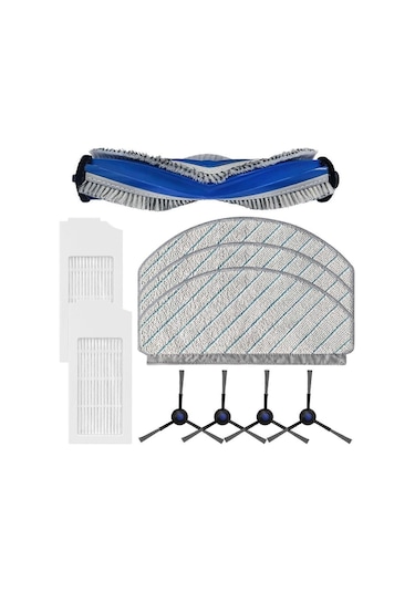 Ecovacs Deebot N20/n20 Plus/n20 Pro Plus Robot Süpürge Yedek Parçaları Ana Yan Fırça Hepa Filtresi