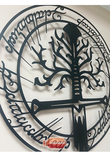 Yüzüklerin Efendisi Metal Tablo