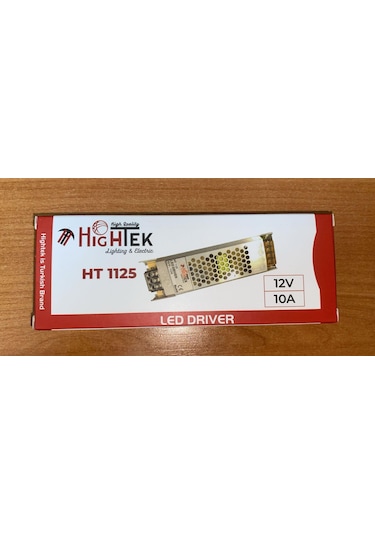 Hightek Ht 1125 12 Volt 10 Amper Metal Slım Kasa Adaptör