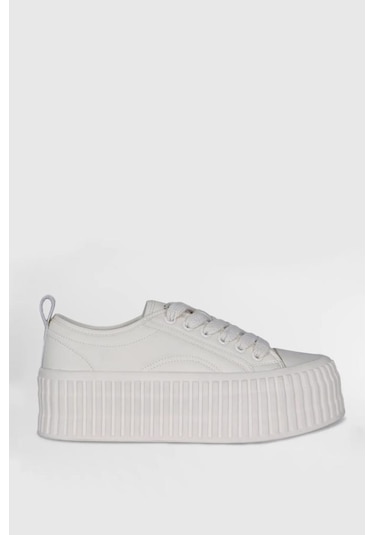 Lufian Lufıan Dıana Beyaz Deri Kadın Sneaker 001