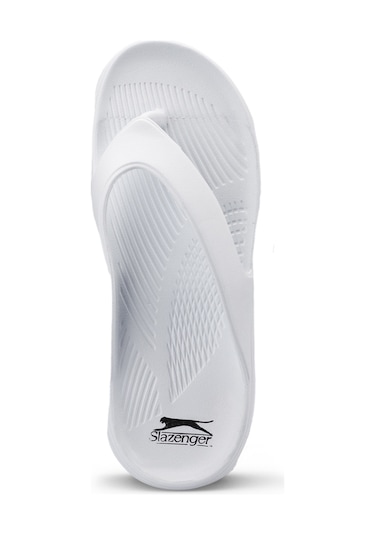 Slazenger OLAVI Erkek Parmak Arası Plaj Beyaz Terlik