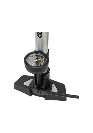 Maoyaya Ztto 160psi Alüminyum Bisiklet Pompası, Şarj Cihazı, Gümüş Renk