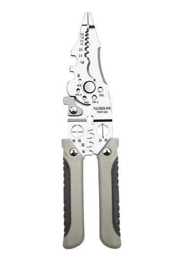 Tenfowee Tuosen Elektrikçi İçin Çok Fonksiyonlu Tel Soyucu Aleti - 21.7x5.5x1.8 Cm