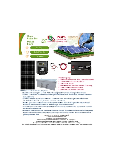 Spower 12 Volt 1000 Watt Set Tam Sinüs-320