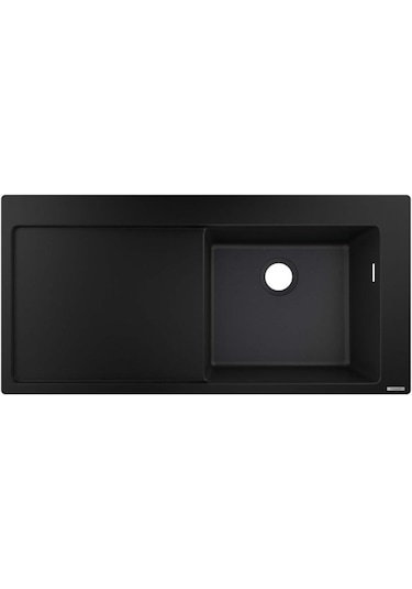 Hansgrohe S514-F450 Ankastre Granit Eviye 450 Sol Damlalık Grafit