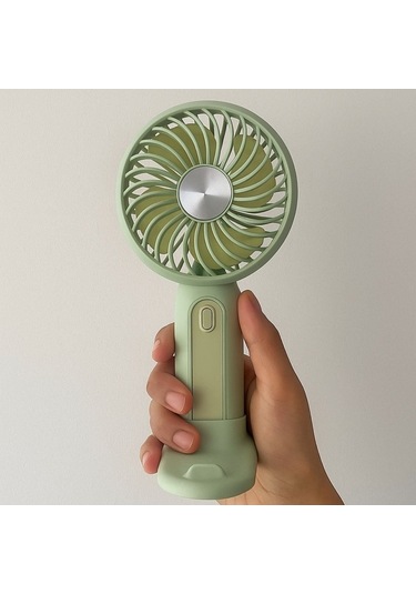 Buffer Masa Üstü Standlı Usb İle Şarj Olabilen 3 Ayarlı Fan Modlu Çanta Tipi El Fanı