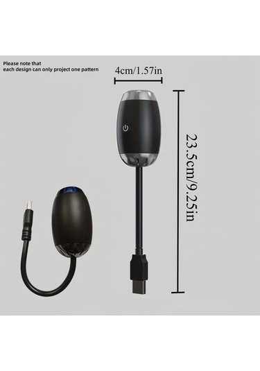 Honeybeeshop Jüpiter Yeni Güncellenmiş Usb Güçlü Araba Projektör Işığı 360 Dönebilen Taşınabilir Ortam Yıldızlı Gökyüzü Işığı Çatı Yatak Odası Oturma Odası Oda Festival Parti Gece Işığı