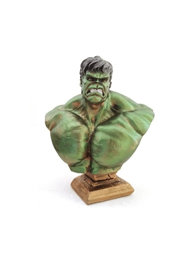 Büro Ev Ofis Dekoru İçin Mini Yeşil Dev Hulk Büstü