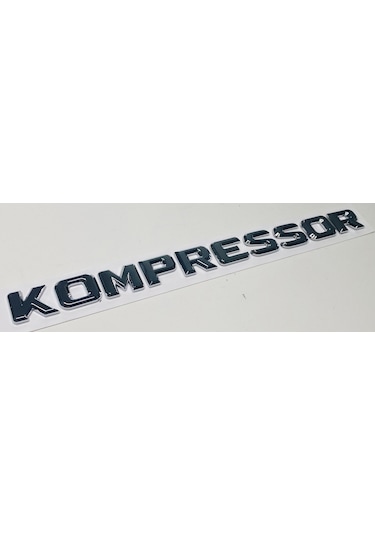 Kompressor W210 W202 Arka Bagaj Yazısı Krom