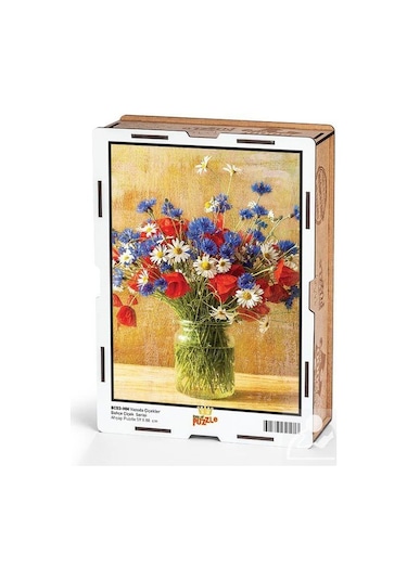 Vazoda Çiçekler Ahşap Puzzle 2000 Parça (bc53-mm)