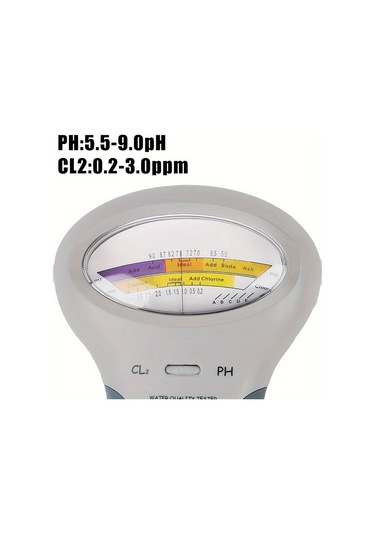Xuweiwei Cloud Prime 2li 1 Arada Ph Ve Klor Ölçer Havuz Akvaryum Su Test Cihazı Pc101 Pilsiz