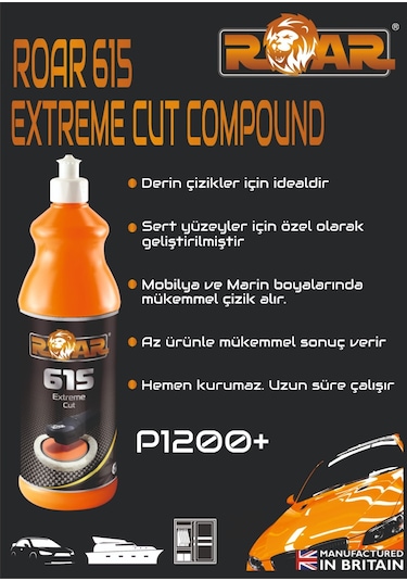 ROAR 615 EXTREME CUT COMPOUND 1 LT