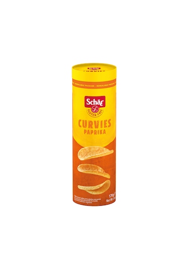 Schar Curvies Paprika Glutensiz Cips 170 G