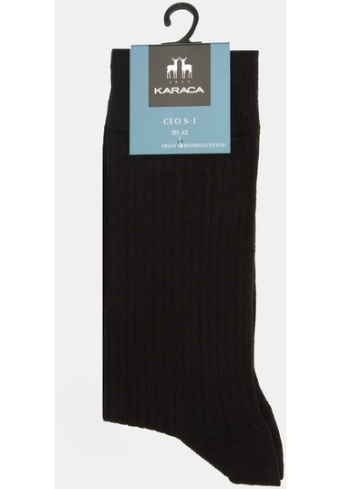 Karaca Erkek Soket Çorap-siyah 114111310-07 Siyah