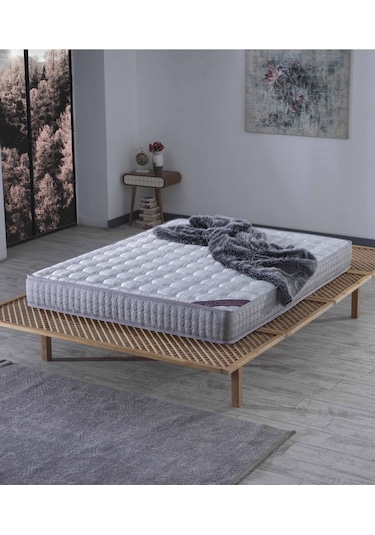 Luper Tek Kişilik Omurga Destekli Lüks Full Yaylı Rahat Yatak