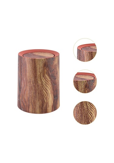 Pazly Yatak Taklit Suntek Retro Kutusu Konteyneri Kahverengi Çöp Ahşap 13l Nc Kahverengi