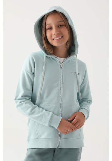 Kappa Kız Çocuk Mint Sweatshirt Mint