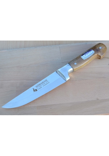 Sürmene Kasap Bıçağı Mutfak Bıçağı 27 CM No 1 T5 Çubuk Çelik Siyah