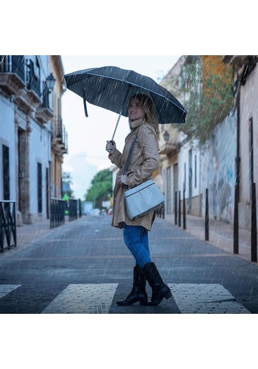 Sıçrama Önleyici Tasarıma Ve Led Aydınlatmaya Sahip Akıllı Şemsiye Diğer