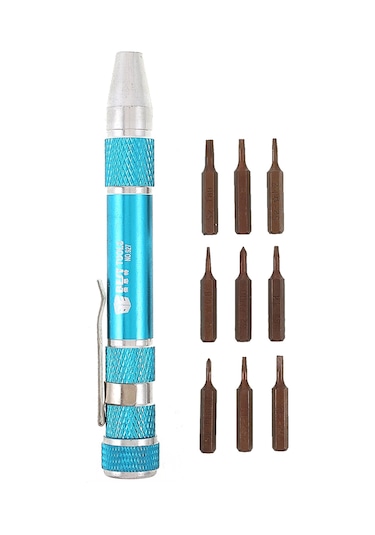 Bst927 Manyetik Kollu S2 Hassas Kalem Tornavida Seti 9 Parça