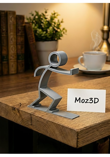 Stickman Figürlü Kitap Tutucu Modern Ve Eğlenceli Tasarım