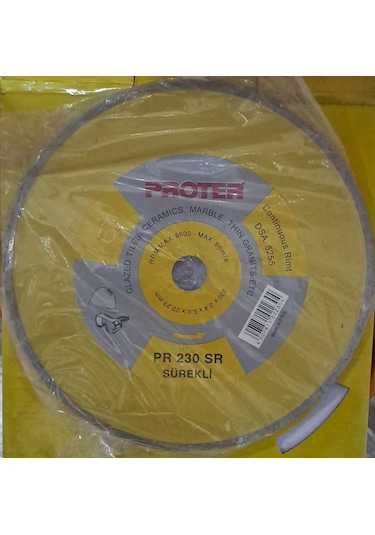 Proter Pr 230 Sr Sürekli Elmas Kesici Testere 230 X 2.4 X 5.0 X 22.23 Mm Proter