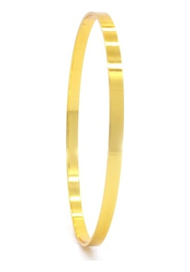 Ferizz Altın Kaplama Kibrit Çöpü 4 Mm Bilezik Blz-3028 Altın