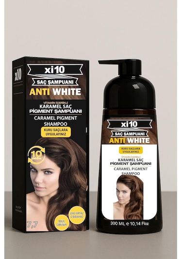 Xi10 Karamel 7.7 Beyaz Kapatıcı Şampuan 300 Ml.