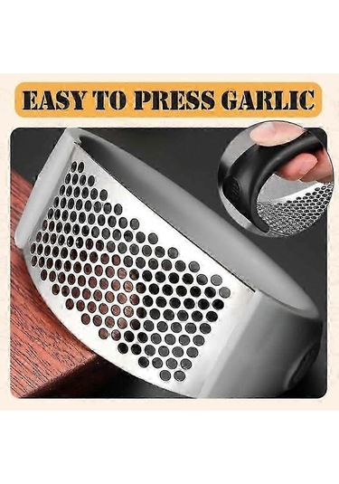 2024 Yeni Paslanmaz Çelik Sarımsak Ezici Ve Soyucu, Ergonomik Gen Çok Renkli