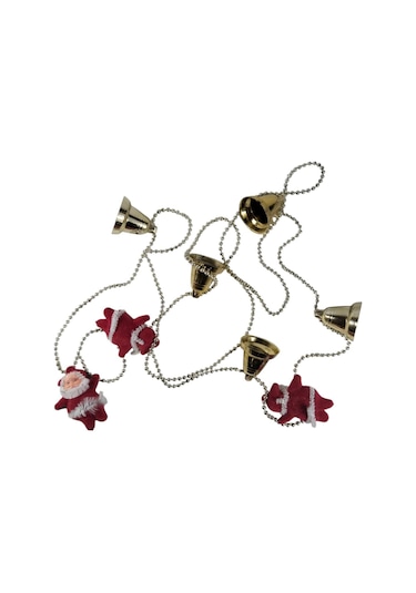 Yılbaşı Ağaç Süsü Noel Baba Zincir Süs Leva 200621