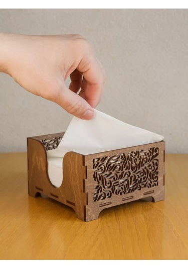 Windywayhome Ahşap Peçetelik 235303389 Kahverengi