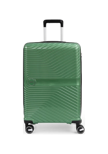 Ççs 5239 Polipropilen Kabin Boy Valiz-metalik Yeşil Metalik Yeşil
