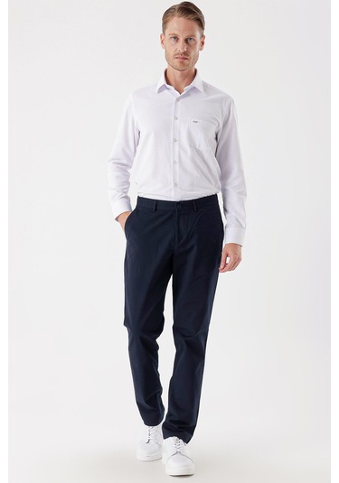 Koyu Lacivert Pamuklu Likralı Yan Cepli Comfort Fit Rahat Kesim Casual Pantolon 1003235154-koyu Lacivert Koyu Lacivert Koyu Lacivert Pamuklu Likralı Yan Cepli Comfort Fit Rahat Kesim Casual Pantolon 1003235154-koyu Lacivert Koyu Lacivert
