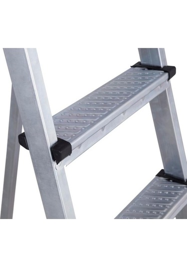 Asvera - 6+1 Basamaklı Profil Merdiven - 6 Basamaklı Ev, Bahçe Ve İş Yeri Kullanımına Uygun