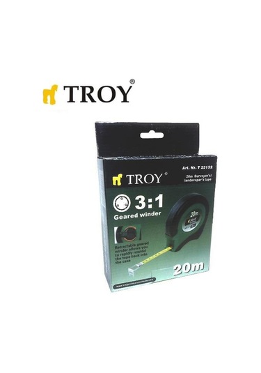 Troy 23132 Arazi Tipi Şerit Metre 20m x 13 MM