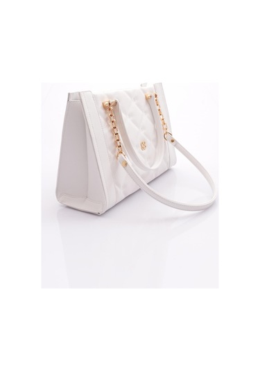 Dgn 657 Kadin Zincirli Çanta 657-2326-R0198 Beyaz