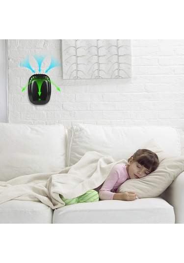 Padalink Stainless Steel Ozon Üreteci 5mg/h - Odor Eliminator: Sigara, Yemek, Evcil Hayvan Kokuları - Kısa Boyutlu 6x4.5x2.8cm Siyah