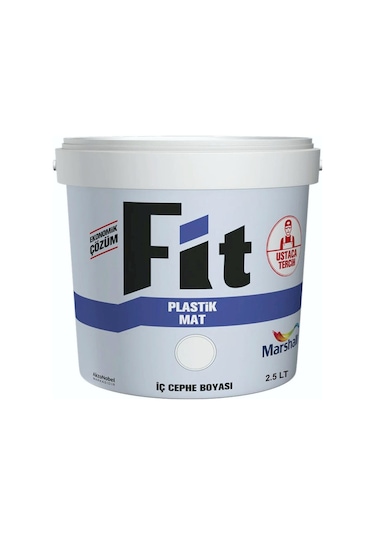 Marshall Fit Plastik Su Bazlı Iç Cephe Duvar Boyası 2.5Lt=3.5Kg-K (279683759)