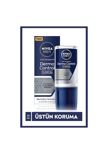 Nivea Men Derma Control Clinical Erkek Roll-On Deodorant 50 ML