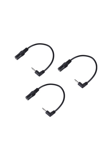 Suofeng Mp-01 Gitar Efekt Pedalı İçin 3'lü Dönüştürücü Kablo Seti, 5.5mm'den 3.5mm'ye Güç Adaptörü